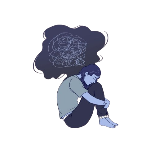 Stress relief illustration