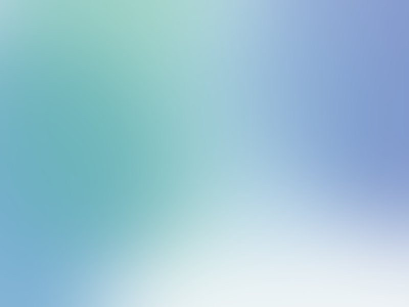 Soft blue and green light blending calmly together